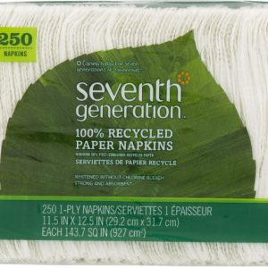 Seventh Generation weiße Servietten Mittagessen, (Packung mit 12) – 1Ea