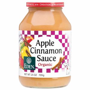Eden Foods Bio-Apfel-Zimt-Sauce, – 25oz
