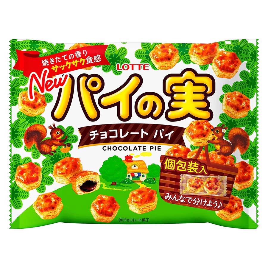 Lotte Schokoladenkuchen share Packung 124g Hergestellt in Japan – Tokyo Snack Land