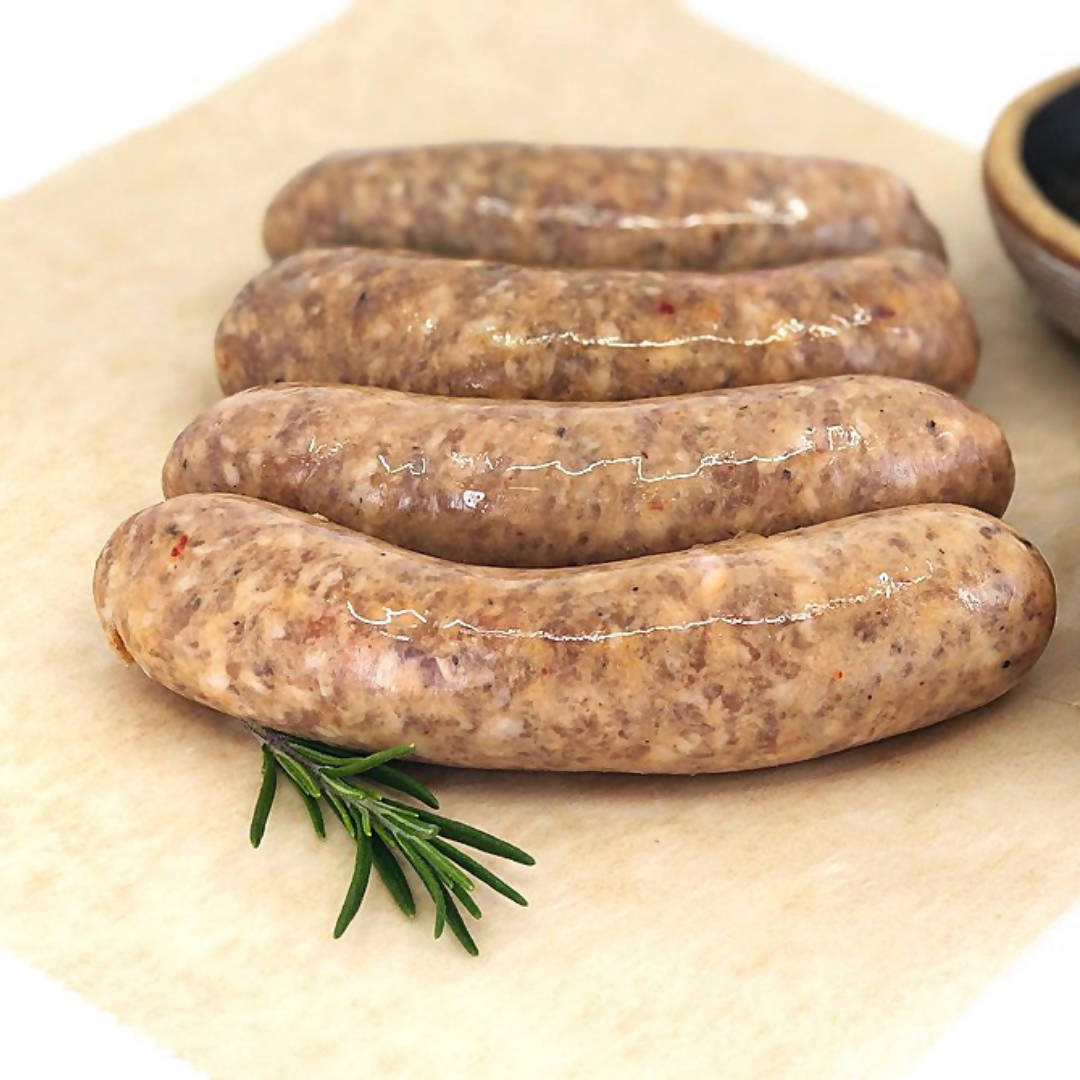 Thailändische Kokosnuss Schweinefleisch Würstchen 4-Packung – 40 Packungen x 4 Links Fall