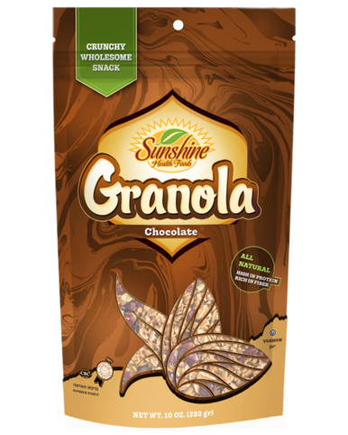 Sunshine Health Foods Alle natürliche Schokolade Granola Snack, 10 oz