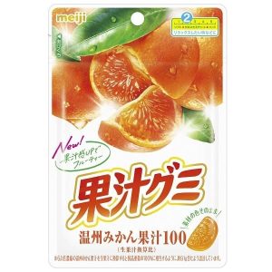 meiji, kaju Fruchtgummi, Früchte gummi, mikrokan Geschmacksrichtungen, – 51g