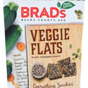 Brad’s – Plant Based Wohnungen veggie zucchini, 3 Unzen – Packung mit 12