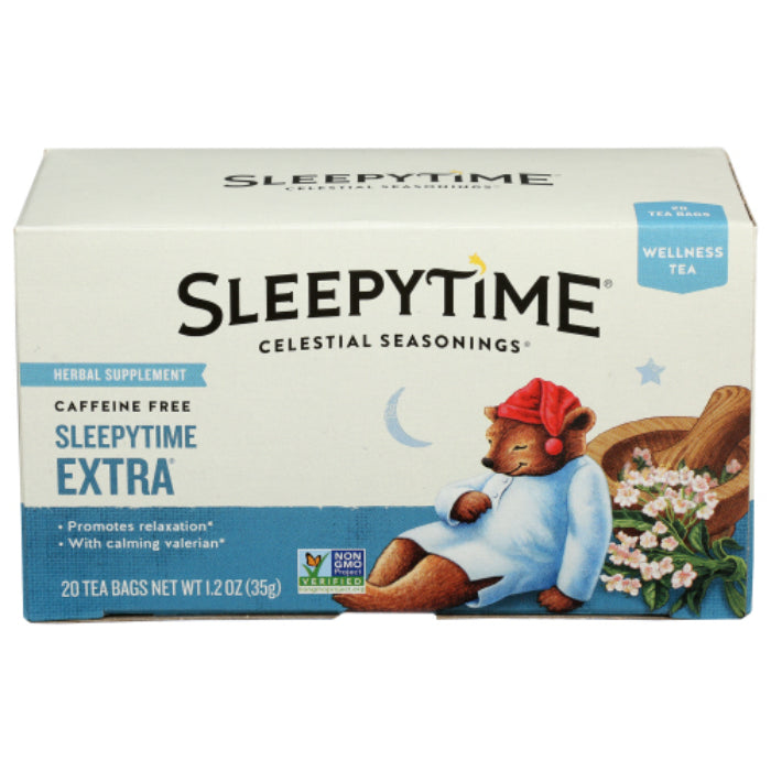 Celestial Seasonings Kräutertee Sleepytime Extra, 20 Beutel – Packung