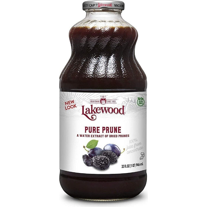 Lakewood – Bio Prune Juice, 32 fl oz – Packung mit 6 Stück