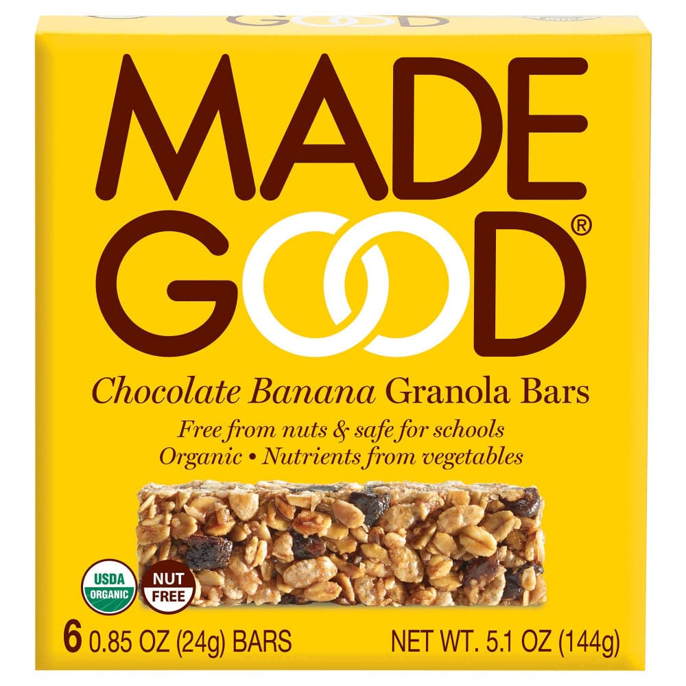 Madegood – Schokoladen-Bananen-Granola-Riegel, 5,1 OZ – (6er-Packung)