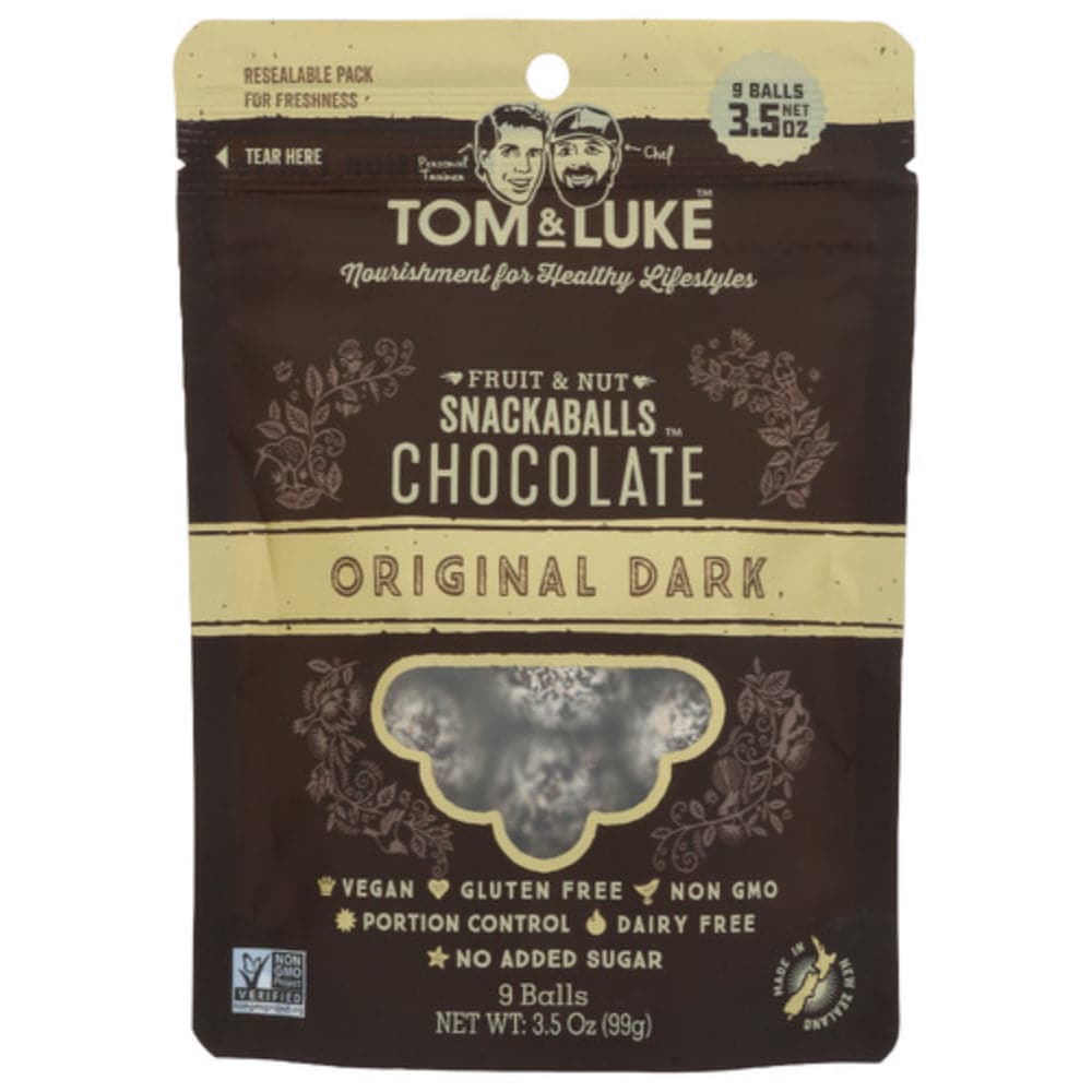 Tom & Luke – Dunkle Schokoladen-Snackbällchen
