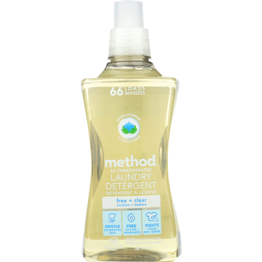 Methode – Kostenloses + klares Waschmittel, 53,5 Fo (Packung mit 4)