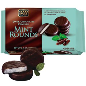 Paskesz dunkle Schokolade bedeckt Minze Runden, koscher Parve, 6,6 Unzen