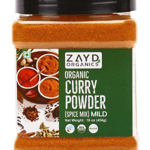 Zayd Bio Curry Pulver Mild 16oz, USDA Bio-zertifiziert
