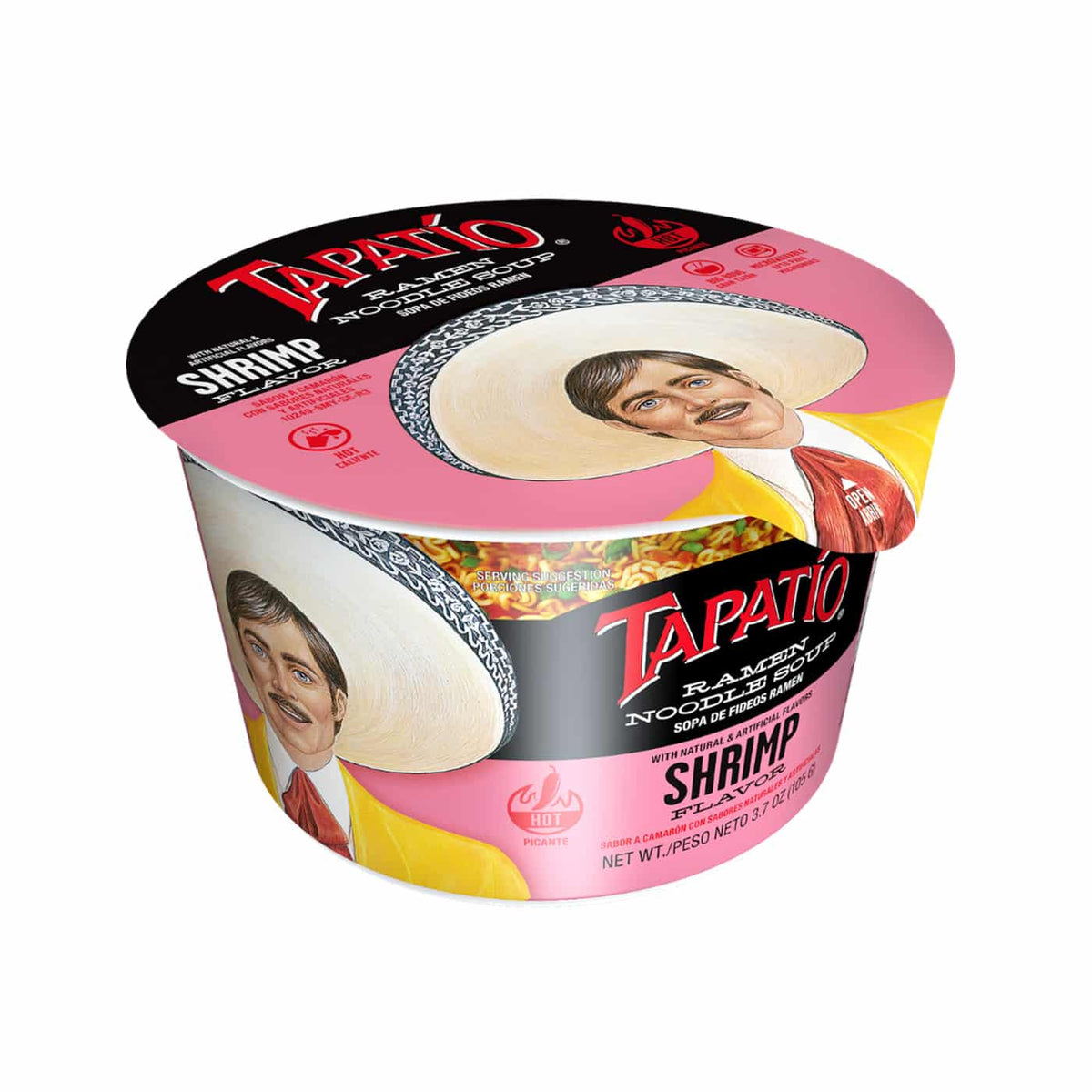 Tapatio Ramen Nudelsuppe Garnele Geschmack