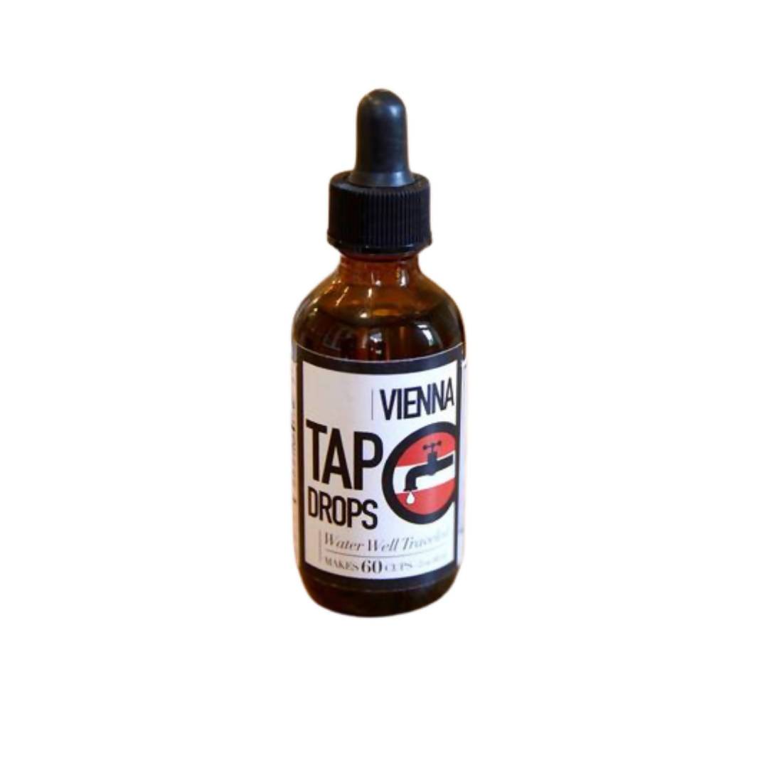 Tap Drops Vienna Minerals Flaschen – 4 Flaschen x 2oz Etui