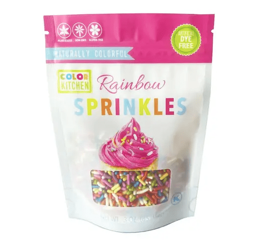 Rainbow Streusel aus der Natur, Farbe Küche