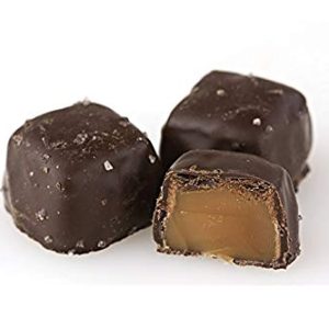 Asher’s dunkle Schokolade Vanille-Karmeln mit Meersalz