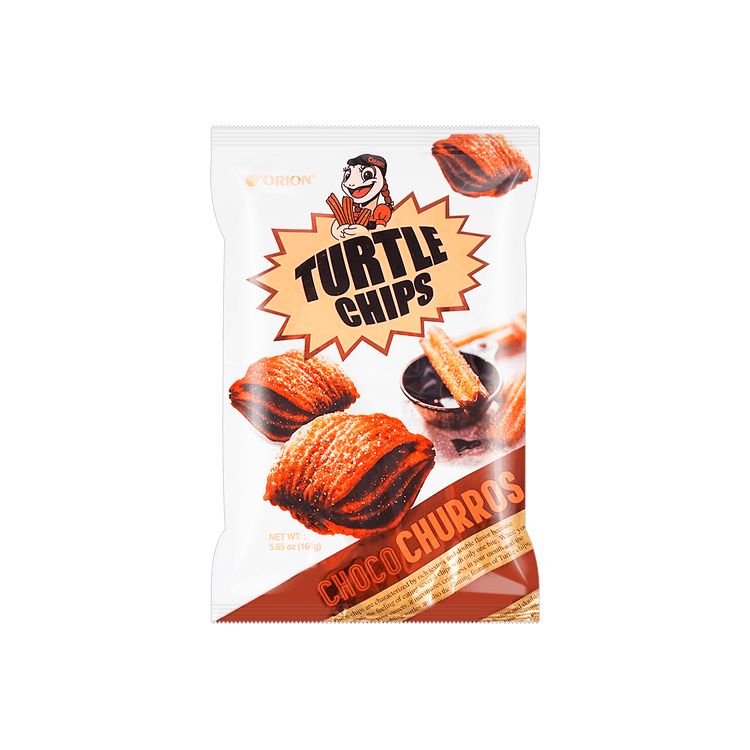 Orion Schildkröte Chips Choco Churros