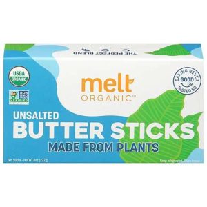 Melt organische ungesalzene Butterstäbchen, – 8oz
