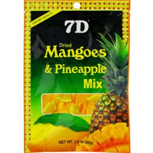 7D – Getrocknete Mangos & Ananas Mischung – 80 G