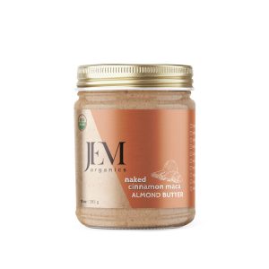 JEM Organics Naked Zimt Maca Mandelbutter – mittel 6 Packungen