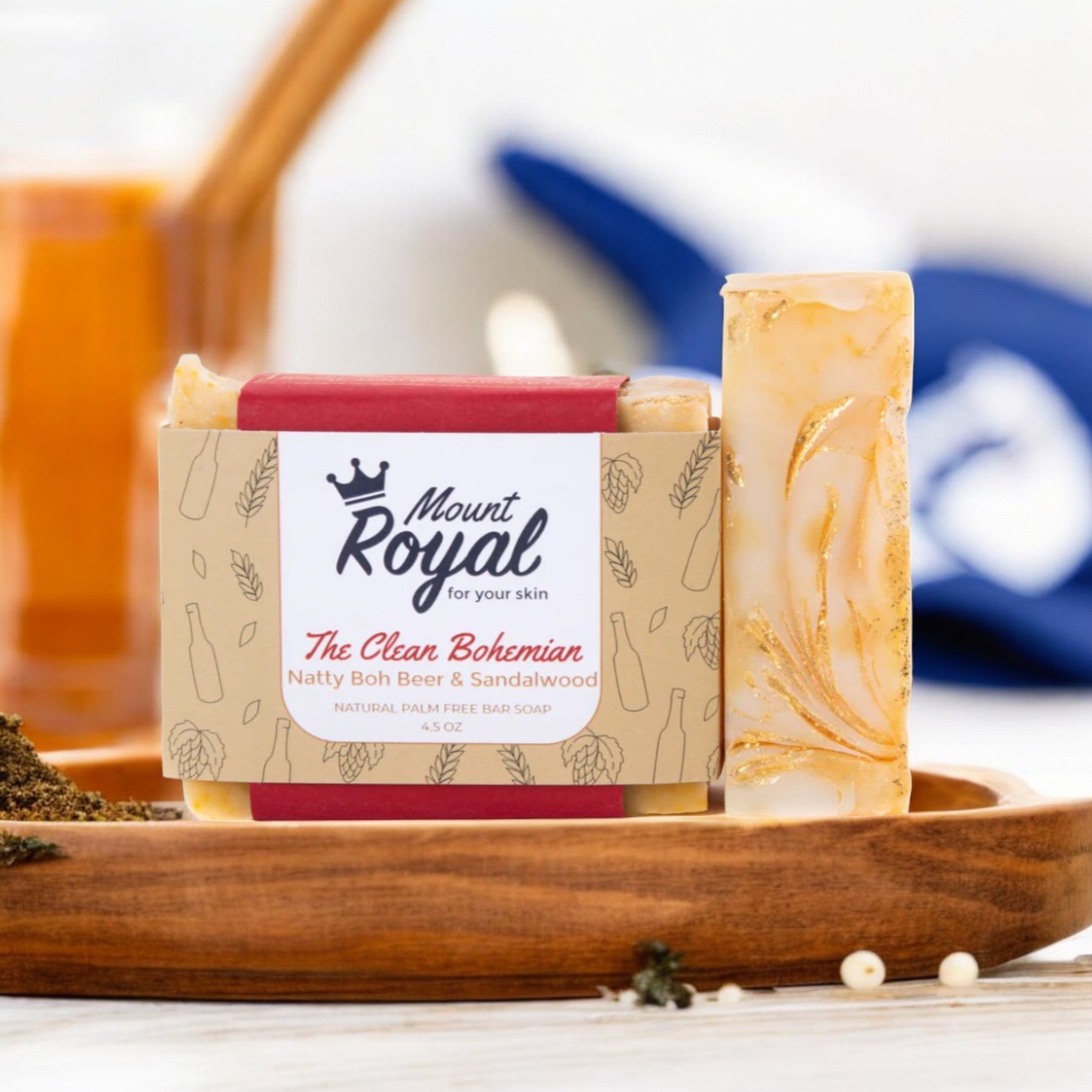 Mount Royal Soaps – Die saubere Bohemian – Sandelholz & Natty Boh Bar So