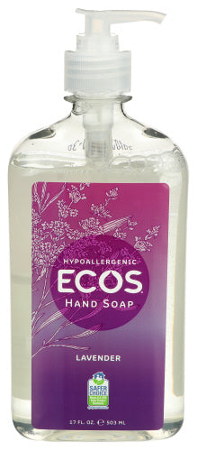 Ecos – Handseife, Lavendel, 17 oz – Packung mit 6 Stück