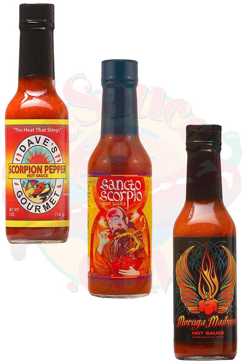 Best of Scorpion Pfeffer Chilisaucen Geschenk-Set, 3/5oz