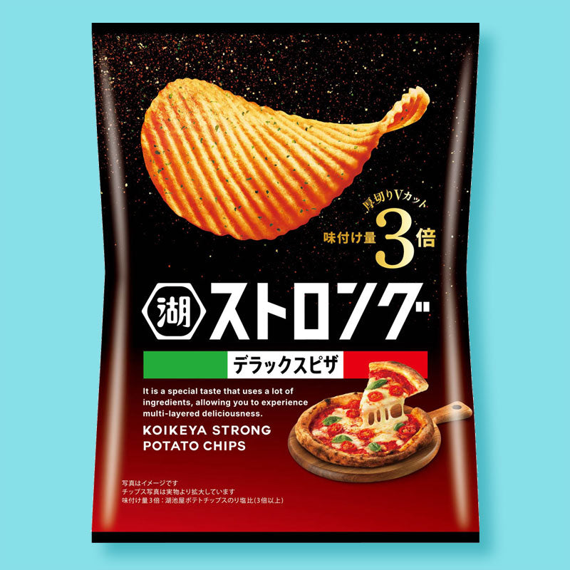 Koikeya Starke Kartoffelchips – Deluxe Pizza