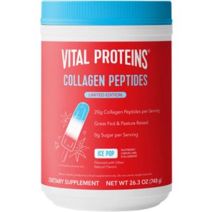 Vital Proteine Collagen Peptide Pulver, Ice Pop Geschmack, 20g Protein, limitierte Auflage, zuckerfrei, 26,3 oz