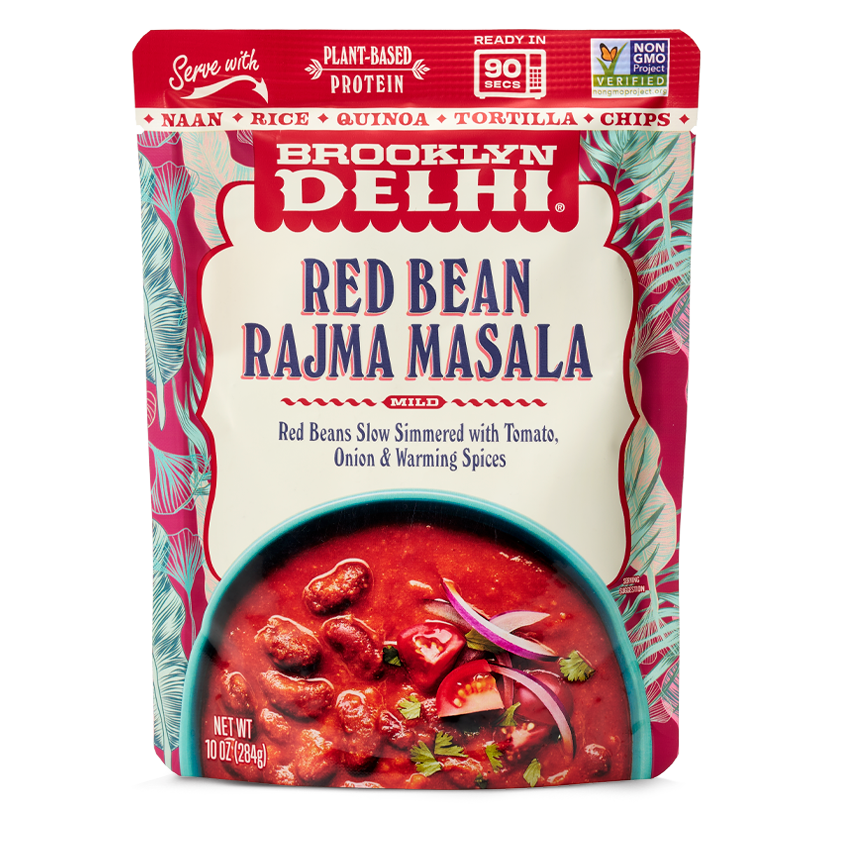 Brooklyn Delhi Rote Bohnen Rajma Masala Beutel – 6 Beutel Fall