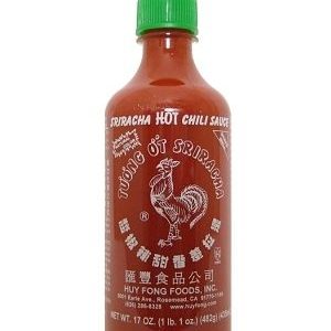 Huy Fong Sriracha Knoblauch scharfe Sauce. – 17oz