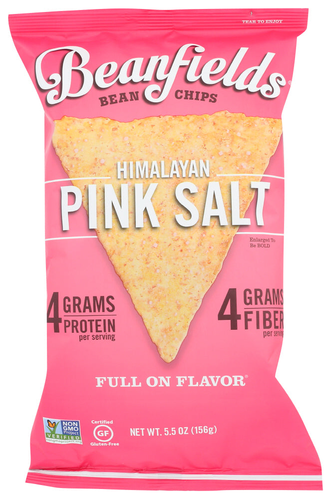 Beanfields – Himalaya Rosa Salz Bean Chips, 5,5 Unzen – Packung mit 6 Stück