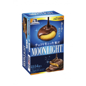 Morinaga “Moon Light Keks, Schokolade-. 14 Stück in 1 Schachtel, – 99g