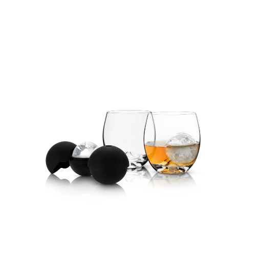 Viski Tumbler und Eiskugel Set