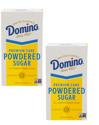Domino Konditoreien 10-x Puderzucker, 16 oz (Packung mit 2)