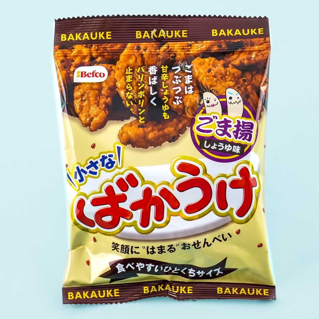 Befco Kuriyama Bakauke Reiscracker – Gebratener Sesam & Sojasauce