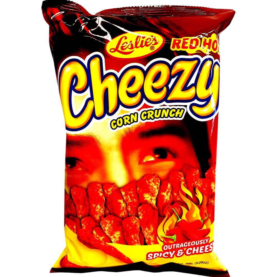 Leslie’s – Cheezy Mais Crunch – Rot HOT- 150 G