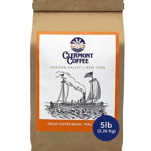 Clermont Kaffee entkoffeiniert peru Beutel – 5lb (2,26kg)