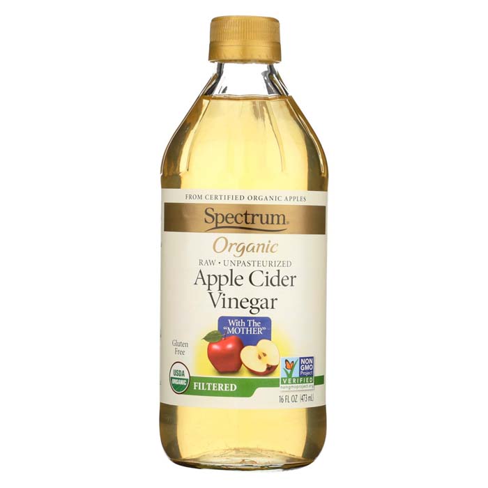 Spectrum Organics Apfelcider Essig gefiltert Bio, Packung – 16oz