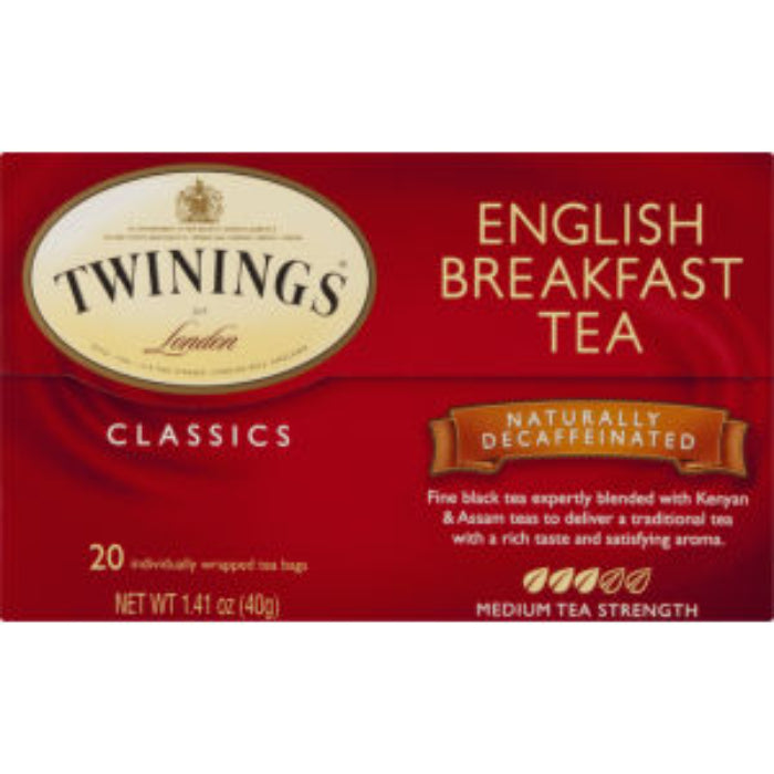 Twinings decoff Englisch Frühstück Tee, 20 Beutel packen 1