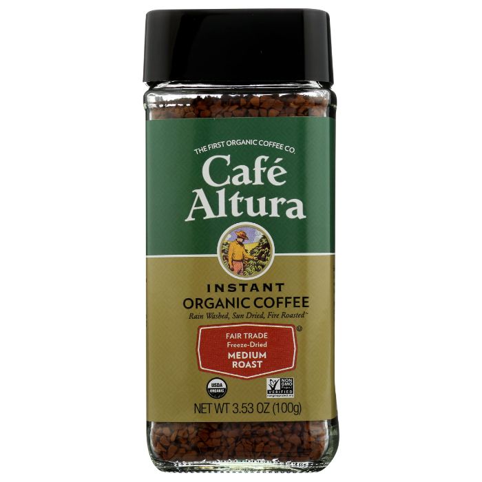 Café Altura – Bio gefriergetrockneter Kaffee, 3,5 oz – Packung mit 6 Stück
