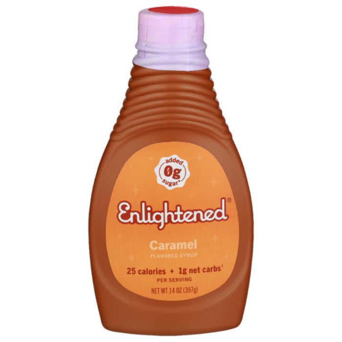 ENLIGHTENED – SYRUP zuckerfrei Karamell 14 OZ – Packung mit 6 Stück