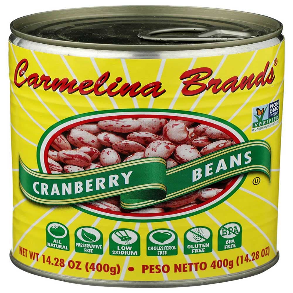 Carmelina – Italienische Borlotti Cranberry Bohnen, 14.28 Oz