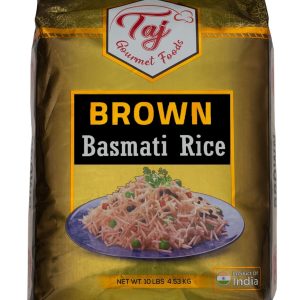 TAJ brauner Basmati-Reis, natürlich gereift – 10lbs