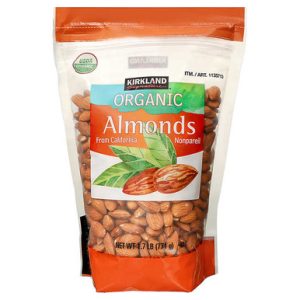 Kirkland rohe Bio-Mandeln, 1,7 lbs.