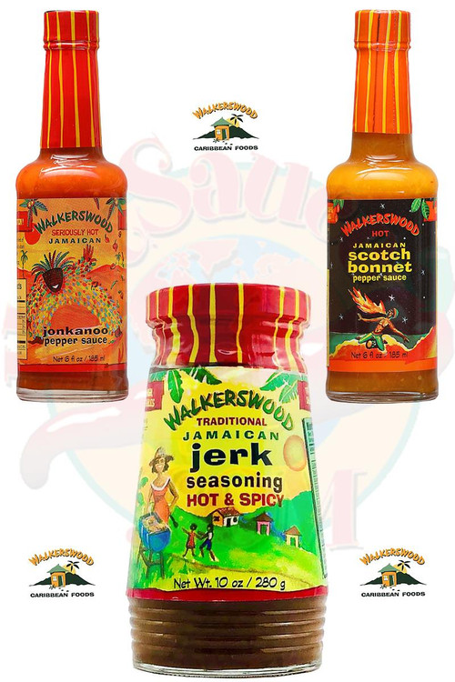 WalkersWood heißesten Saucen Geschenk-Set, 2/6oz, 10oz