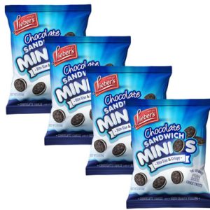 Lieber’s Minios Schokoladen-Sandwich-Kekse, 2 Unzen (Packung mit 4)