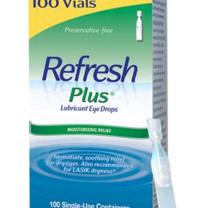 erfrischen plus Gleitmittel Augentropfen, 100 Durchstechflaschen