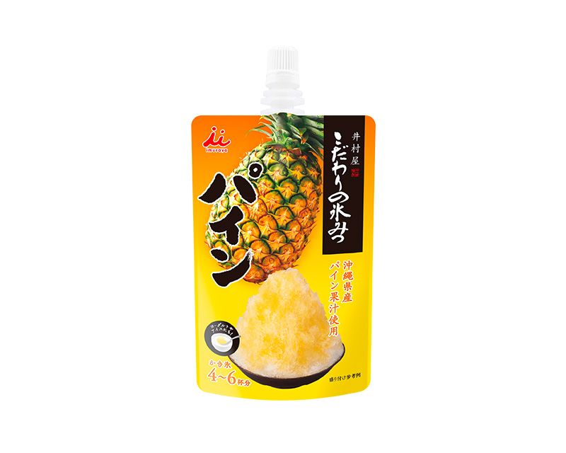 Imuraya, Korimitsu, Ananassirup, 150g, für Kakigori, Rasiertes Eis