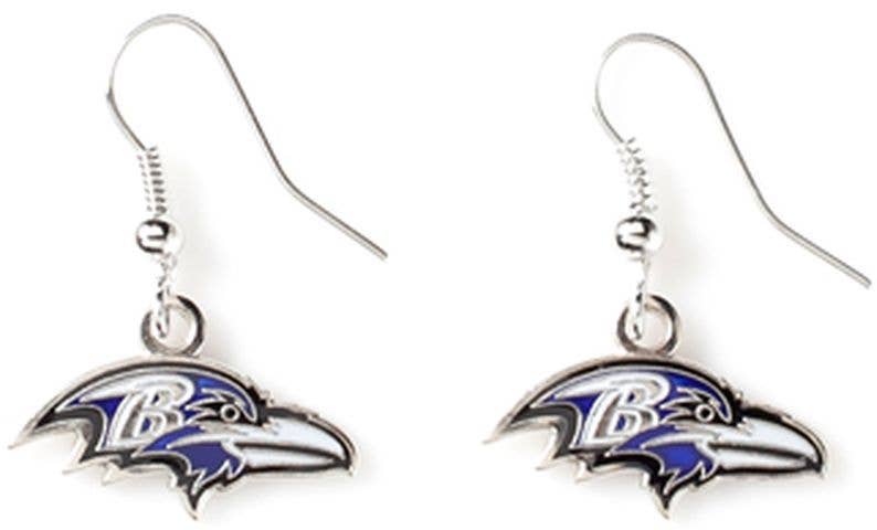 Aminco USA – NFL Baltimore Ravens Logo baumeln Ohrringe