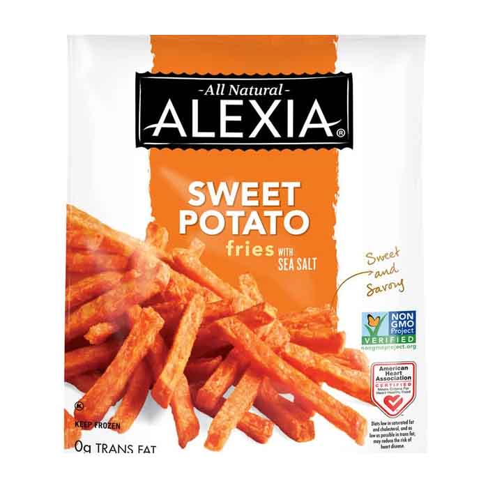 Alexia – Süßkartoffel Pommes Frites – Mehrere Größen – Packung mit 12
