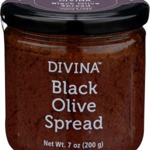 Divina Schwarzer Olivenaufstrich, 7 Unzen (Packung mit 12 Stück)